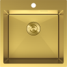 Mexen Solix nerezový dřez 1-komorový 500 x 500 mm, zlatý - 6407501000-55