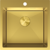 Mexen Solix nerezový dřez 1-komorový 500 x 500 mm, zlatý - 6407501000-55