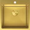 Mexen Solix nerezový dřez 1-komorový 500 x 500 mm, zlatý HC - 6407501000-55HC