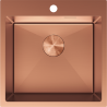 Mexen Solix nerezový dřez 1-komorový 500 x 500 mm, měď - 6407501000-65