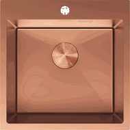 Mexen Solix nerezový dřez 1-komorový 500 x 500 mm, měď - 6407501000-65