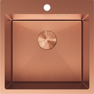 Mexen Solix kuchyňský dřez jednozásuvný 500 x 500 mm, měď HC - 6407501000-65HC