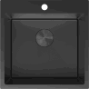 Mexen Solix nerezový dřez 1-komorový 500 x 500 mm, černý HC - 6407501000-70HC