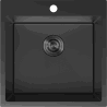 Mexen Solix nerezový dřez 1-komorový 500 x 500 mm, černý HC - 6407501000-70HC