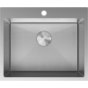 Mexen Solix nerezový dřez 1-komorový 600 x 500 mm, inox HC - 6408601000-01HC