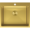 Mexen Solix nerezový dřez 1-komorový 600 x 500 mm, zlatý - 6408601000-55