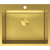 Mexen Solix nerezový dřez 1-komorový 600 x 500 mm, zlatý - 6408601000-55