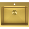 Mexen Solix dřez ocelový 1-komorový 600 x 500 mm, zlatý HC - 6408601000-55HC
