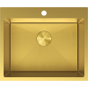 Mexen Solix dřez ocelový 1-komorový 600 x 500 mm, zlatý HC - 6408601000-55HC