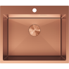 Mexen Solix nerezový dřez 1-komorový 600 x 500 mm, měď - 6408601000-65