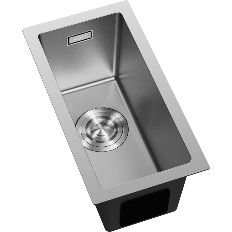 Mexen Trixo nerezový dřez 1-komorový 230 x 440 mm, inox - 6411221000-01