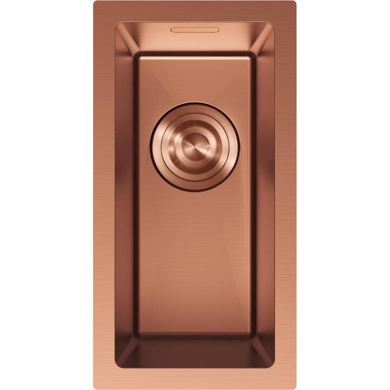 Mexen Trixo ocelový dřez 1-komorový 230 x 440 mm, měď - 6411221000-65