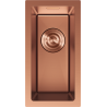 Mexen Trixo ocelový dřez 1-komorový 230 x 440 mm, měď - 6411221000-65
