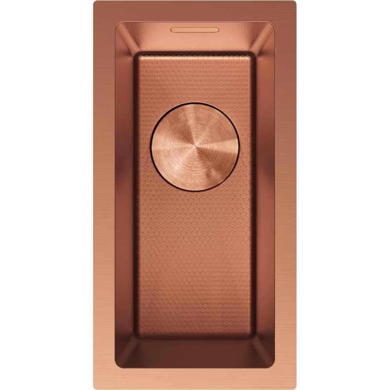 Mexen Trixo nerezový dřez 1-komorový 230 x 440 mm, měď HC - 6411221000-65HC