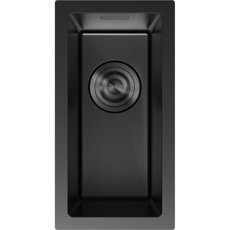 Mexen Trixo nerezový dřez s 1 komorou 230 x 440 mm, černý - 6411221000-70