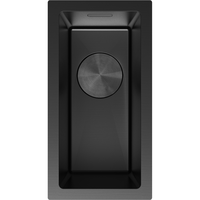 Mexen Trixo nerezový dřez s 1 komorou 230 x 440 mm, černý - 6411221000-70