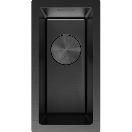 Mexen Trixo nerezový dřez s 1 komorou 230 x 440 mm, černý - 6411221000-70