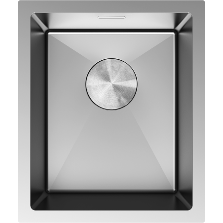 Mexen Trixo nerezový dřez 1-komorový 370 x 440 mm, inox - 6412371000-01