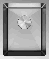 Mexen Trixo nerezový dřez 1-komorový 370 x 440 mm, inox - 6412371000-01