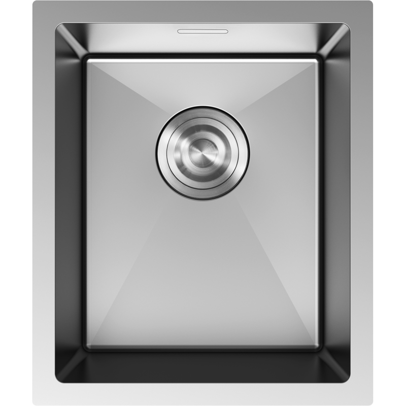 Mexen Trixo nerezový dřez 1-komorový 370 x 440 mm, inox - 6412371000-01