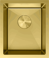 Mexen Trixo ocelový dřez 1-komorový 370 x 440 mm, zlatý - 6412371000-55