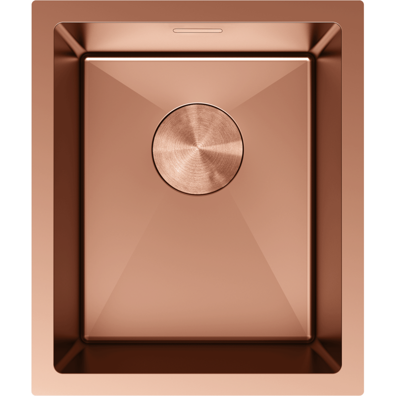 Mexen Trixo nerezový dřez s 1 komorou 370 x 440 mm, měď - 6412371000-65