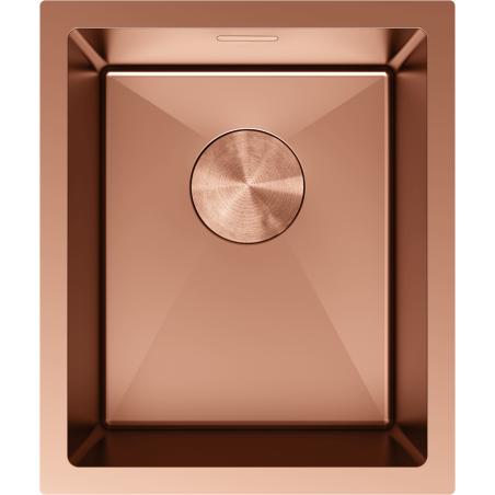 Mexen Trixo nerezový dřez s 1 komorou 370 x 440 mm, měď - 6412371000-65