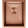 Mexen Trixo ocelový dřez 1-komorový 370 x 440 mm, měď HC - 6412371000-65HC