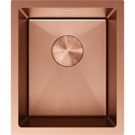 Mexen Trixo ocelový dřez 1-komorový 370 x 440 mm, měď HC - 6412371000-65HC