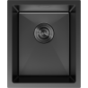 Mexen Trixo ocelový dřez 1-oddílový 370 x 440 mm, černý - 6412371000-70