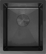 Mexen Trixo nerezový dřez 1-komorový 370 x 440 mm, černý HC - 6412371000-70HC