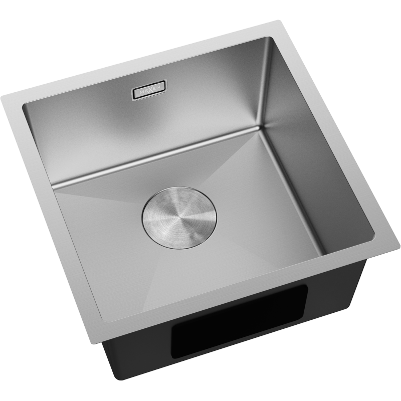 Mexen Trixo nerezový dřez 1-komorový 440 x 440 mm, inox - 6413441000-01