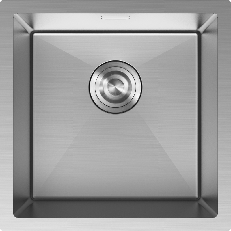 Mexen Trixo nerezový dřez 1-komorový 440 x 440 mm, inox - 6413441000-01