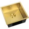 Mexen Trixo kuchyňský dřez 1-komorový 440 x 440 mm, zlatý - 6413441000-55