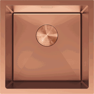 Mexen Trixo ocelový dřez 1-komorový 440 x 440 mm, měď - 6413441000-65