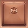 Mexen Trixo ocelový dřez 1-komorový 440 x 440 mm, měď HC - 6413441000-65HC