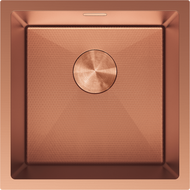 Mexen Trixo ocelový dřez 1-komorový 440 x 440 mm, měď HC - 6413441000-65HC