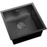 Mexen Trixo dřez ocelový 1-komorový 440 x 440 mm, černý - 6413441000-70