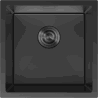 Mexen Trixo dřez ocelový 1-komorový 440 x 440 mm, černý - 6413441000-70