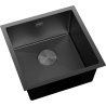Mexen Trixo dřez ocelový 1-komorový 440 x 440 mm, černý HC - 6413441000-70HC