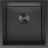 Mexen Trixo dřez ocelový 1-komorový 440 x 440 mm, černý HC - 6413441000-70HC