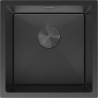 Mexen Trixo dřez ocelový 1-komorový 440 x 440 mm, černý HC - 6413441000-70HC