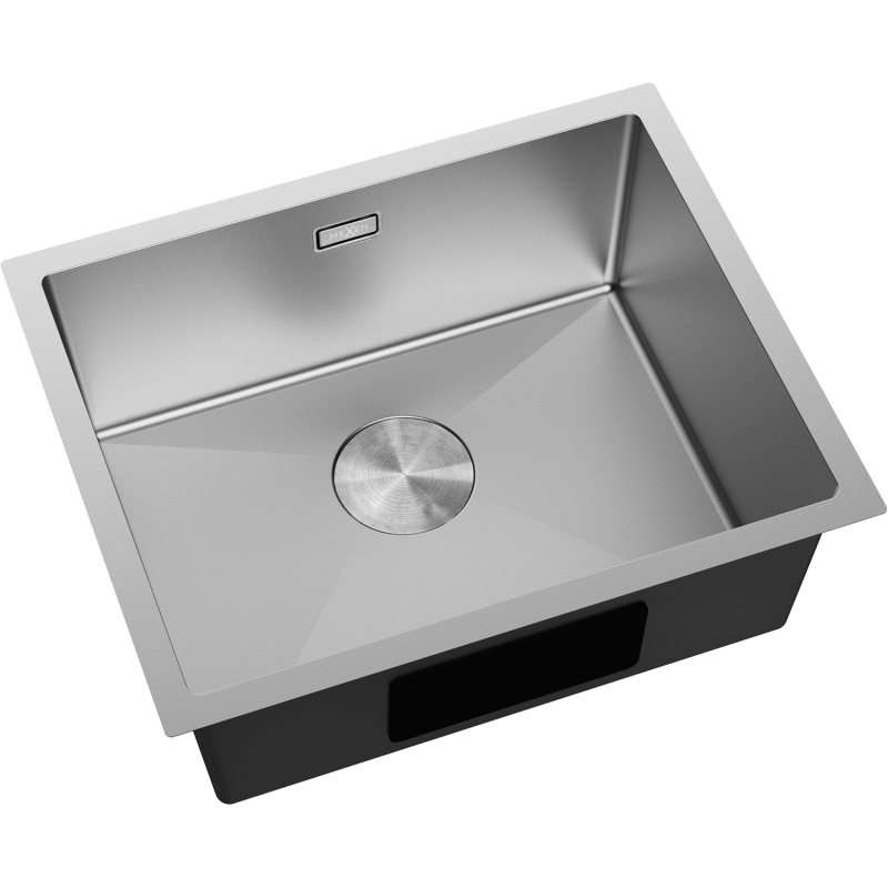 Mexen Trixo kuchyňský dřez, nerezový, 1-komorový, 540 x 440 mm, inox - 6414541000-01