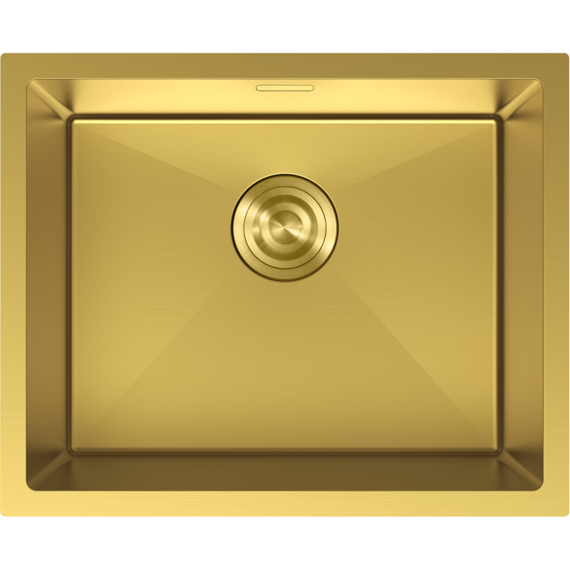 Mexen Trixo ocelový dřez 1-komorový 540 x 440 mm, zlatý - 6414541000-55