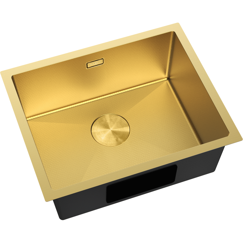 Mexen Trixo dřez nerezový 1-komorový 540 x 440 mm, zlatý HC - 6414541000-55HC