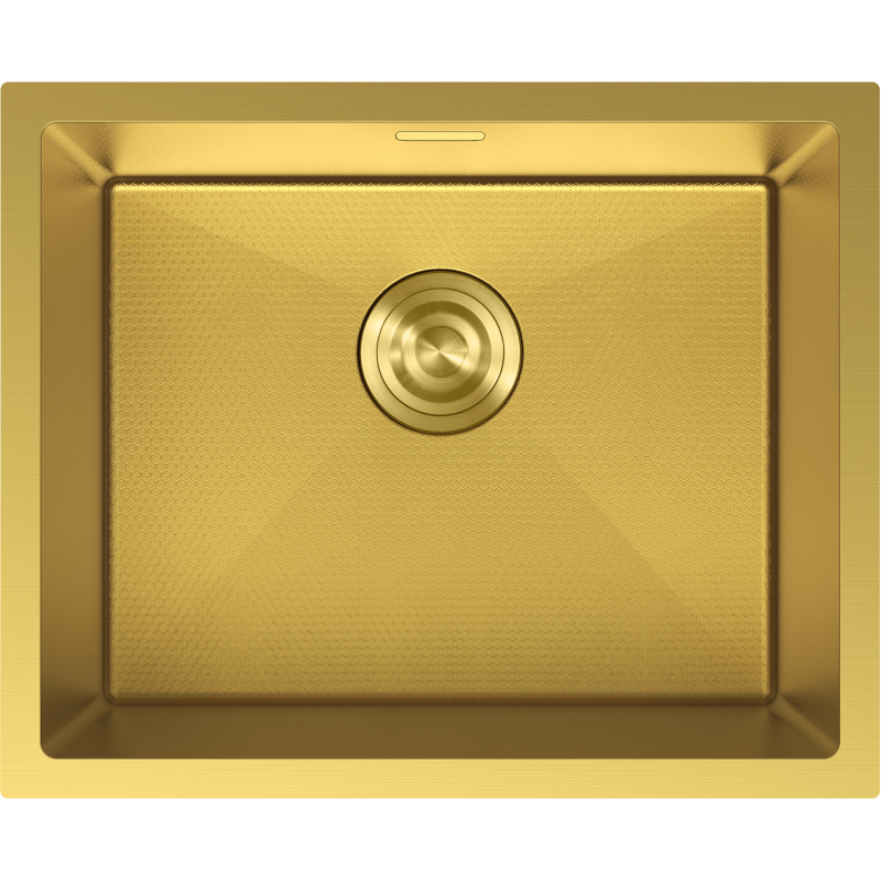 Mexen Trixo dřez nerezový 1-komorový 540 x 440 mm, zlatý HC - 6414541000-55HC