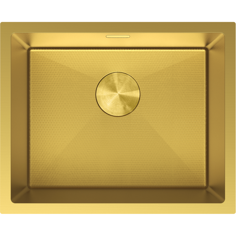 Mexen Trixo dřez nerezový 1-komorový 540 x 440 mm, zlatý HC - 6414541000-55HC