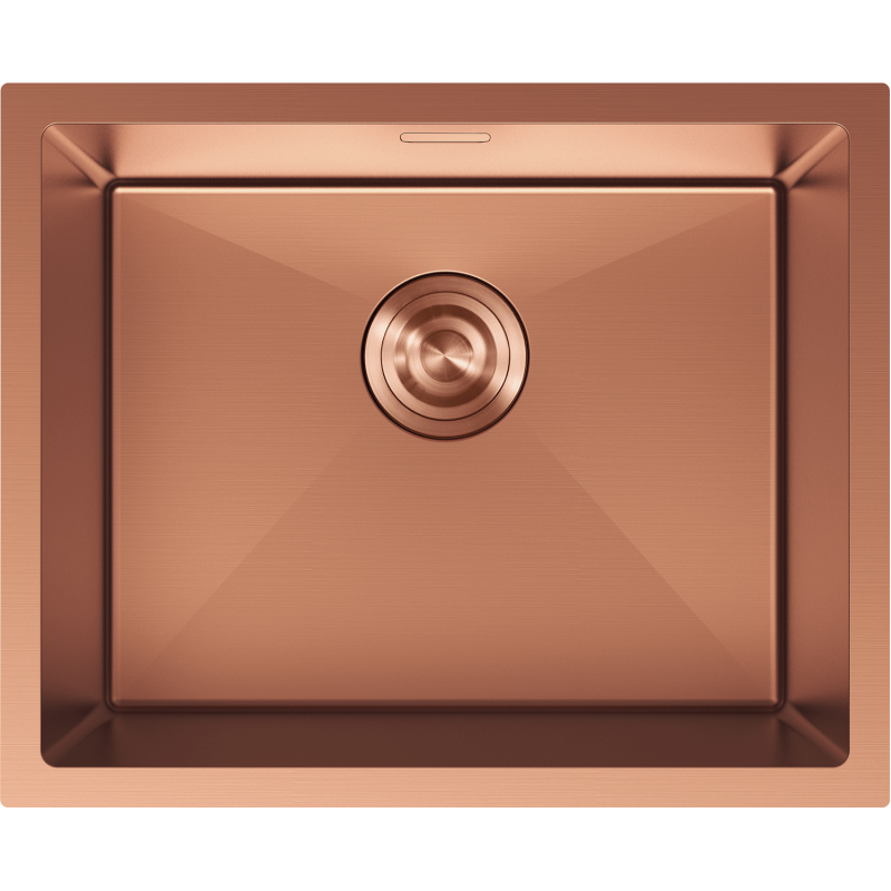Mexen Trixo nerezový dřez s 1 komorou 540 x 440 mm, měď - 6414541000-65