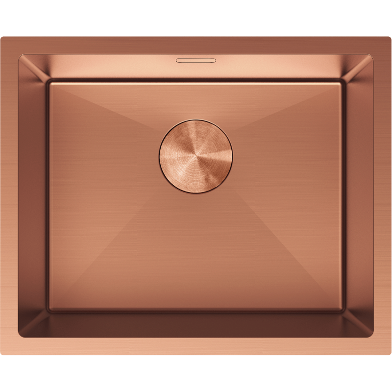 Mexen Trixo nerezový dřez s 1 komorou 540 x 440 mm, měď - 6414541000-65