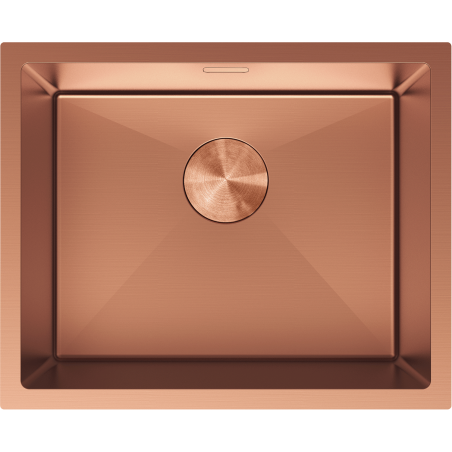 Mexen Trixo nerezový dřez s 1 komorou 540 x 440 mm, měď - 6414541000-65